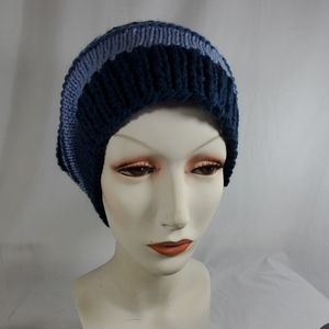 Hand knit slouch beanie
